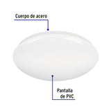 Luminario LED Plafón Decorativo 22 W 6500K, Liso, Basic