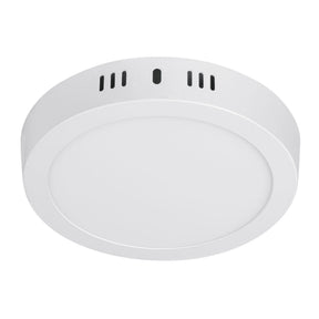 Luminario LED plafón 12 W 3000K, redondo, blanco, Volteck