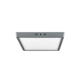 Luminario LED Plafón 24 W 6500K, Cuadrado, Gris, Volteck