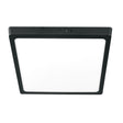 Luminario LED plafón 24 W 6500K, cuadrado, negro, Volteck