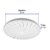 Luminario LED Plafón Decorativo 18 W 6500K, Espiral, Basic