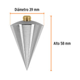 Plomada de Acero, 8 Oz, Truper