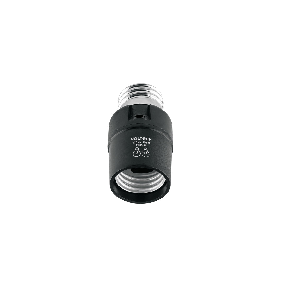 Portalámpara de PVC, con Sensor de Luz, Volteck