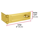 Portacandado de Acero Latonado 6', Hermex