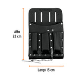 Porta Herramientas de Cuero con 11 Compartimentos, Truper