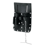 Porta Herramientas de Cuero con 7 Compartimentos, Truper