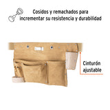 Porta Herramientas de Carnaza con 9 Compartimentos, Truper