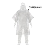 Poncho o Capamanga Desechable de Polietileno, Pretul