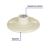 Portalámpara 4-1/2' de Baquelita, Volteck