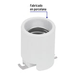 Portalámpara de Porcelana, Base Tipo Mogul (E39), Volteck