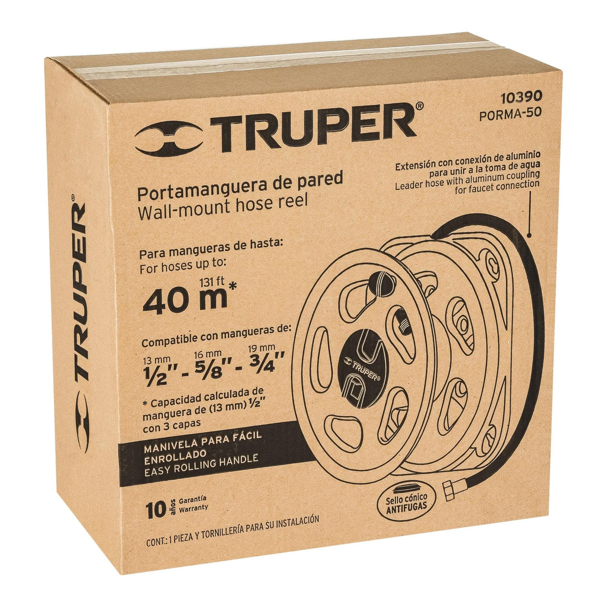 Portamanguera de Pared, Truper