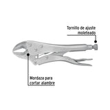 Pinza de Presión 10' Mordaza Recta, Pretul