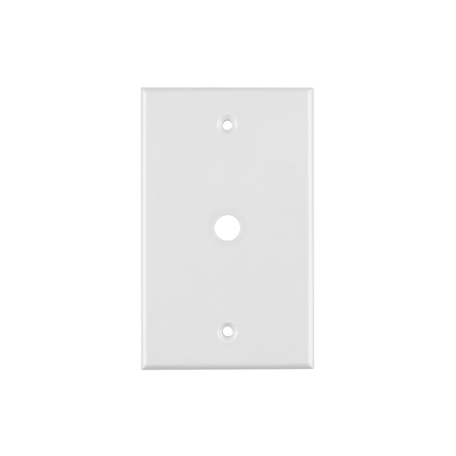 Placa de ABS pasacable, Standard, blanco, Volteck
