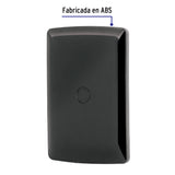 Placa Ciega, Italiana, Color Negro, Volteck