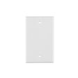 Placa de ABS ciega, Standard, blanco, Volteck