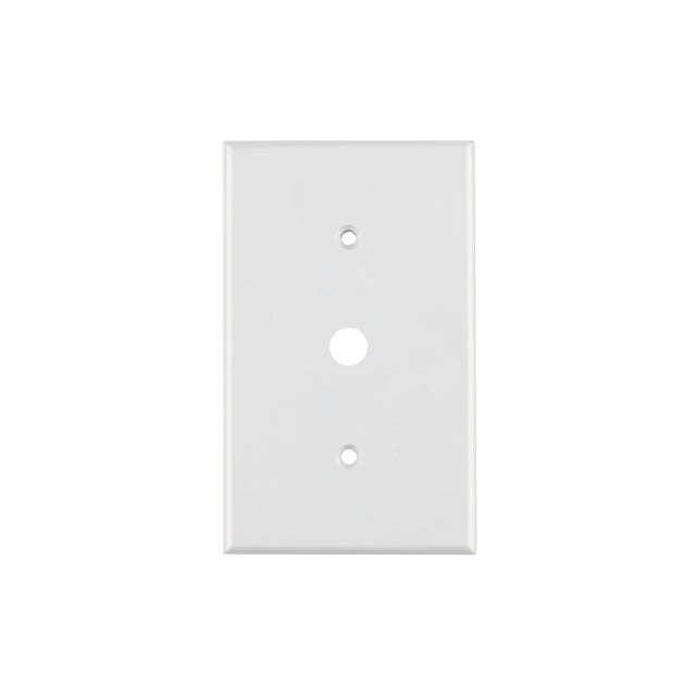 Placa de ABS para atenuador, Standard, blanco, Volteck