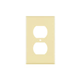 Placa de ABS Dúplex, Standard, Marfil, Volteck