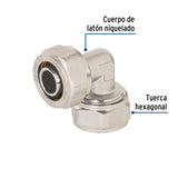 Codo 90° para Pealpe, 1/2', Foset