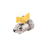 Válvula Esfera para Pe-al-pe, 1/2'a Flare 3/8', Foset
