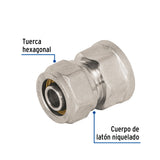 Conector para Pealpe, 3/8', con Rosca Hembra, Foset