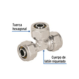 Tee para Pealpe, 3/8', Foset