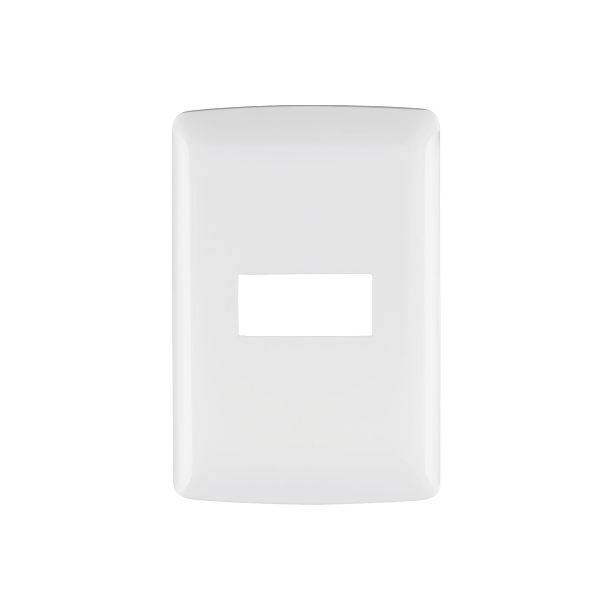 Placa 1 Módulo de ABS, Línea Italiana, Color Blanco, Volteck