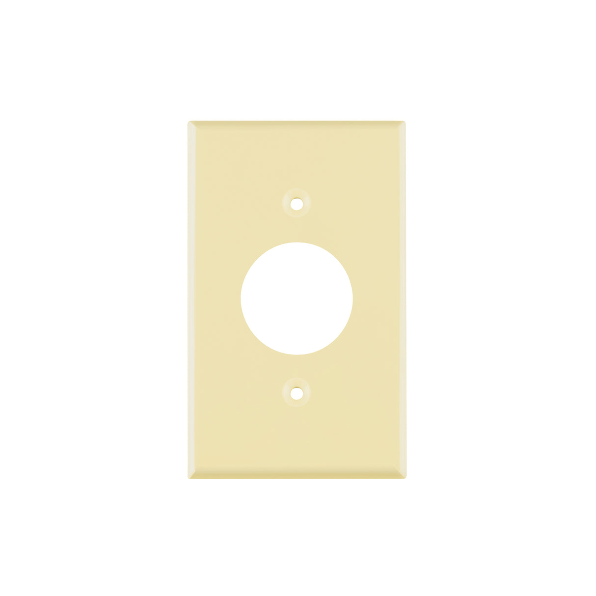 Placa de ABS para Contacto Redondo, Standard, Marfil