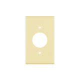 Placa de ABS para Contacto Redondo, Standard, Marfil