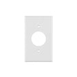 Placa de ABS para contacto redondo, Standard, blanco