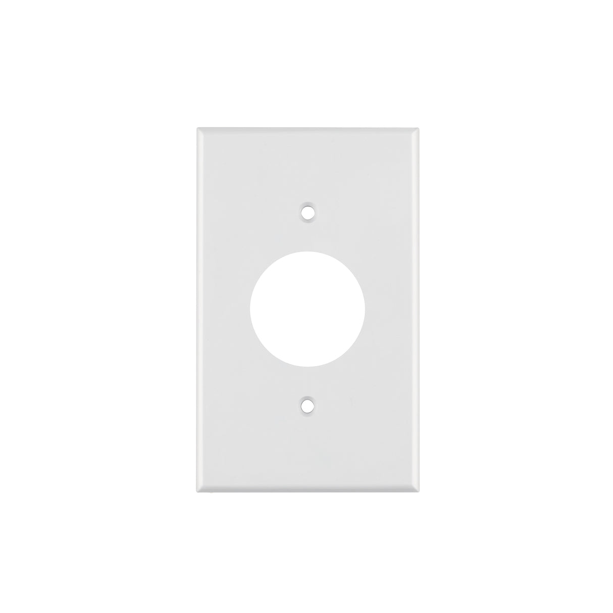 Placa de ABS para contacto redondo, Standard, blanco