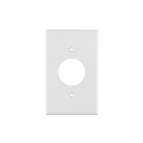 Placa de ABS para contacto redondo, Standard, blanco