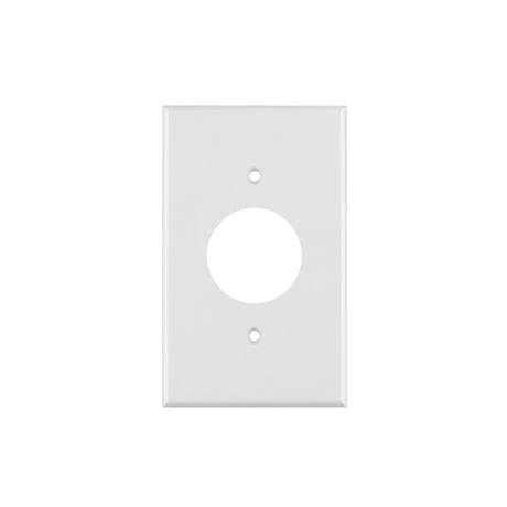 Placa de ABS para contacto redondo, Standard, blanco