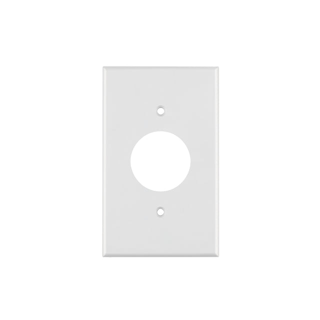 Placa de ABS para contacto redondo, Standard, blanco