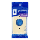 Placa de ABS para Contacto Redondo, Standard, Marfil