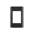 Placa negra de 1 ventana 3 módulos, línea Lisboa, Volteck