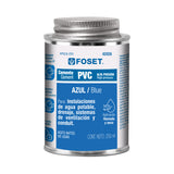 Cemento para PVC, Azul, Alta Presión, Lata 250 ml, Foset