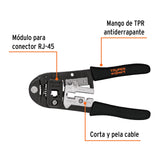 Pinza 8' Ponchadora para Cables RJ-45, 8 Contactos, Truper