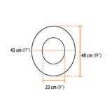 Protector Solar Plegable para Casco, Naranja con Reflejante