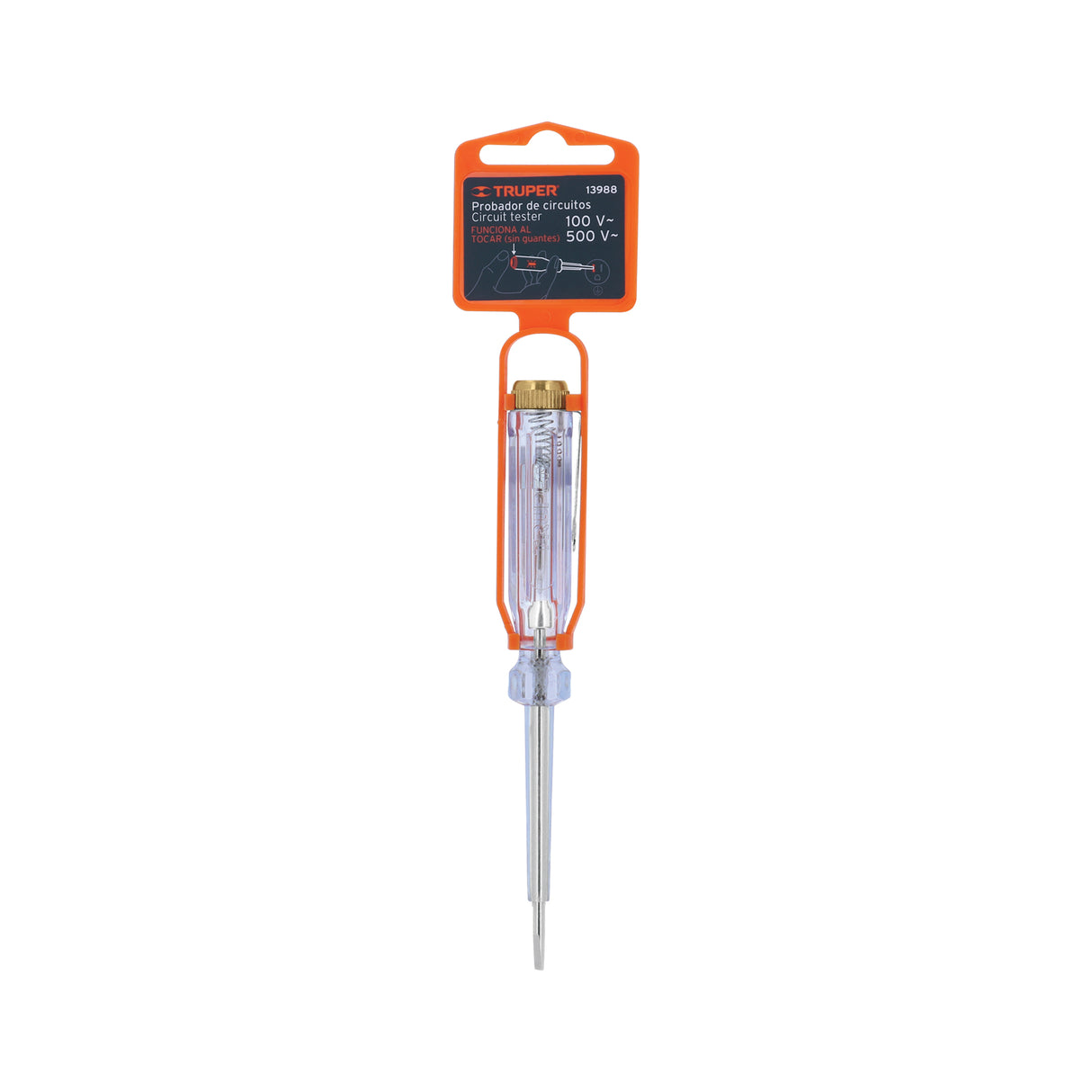 Probador de Circuitos de Corriente Alterna 14 cm, Truper
