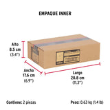 Caja con 24 Protectores para Patas de Silla, Café