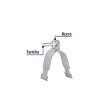 Abrazadera para Perfil Monocanal de 1 1/2', Volteck
