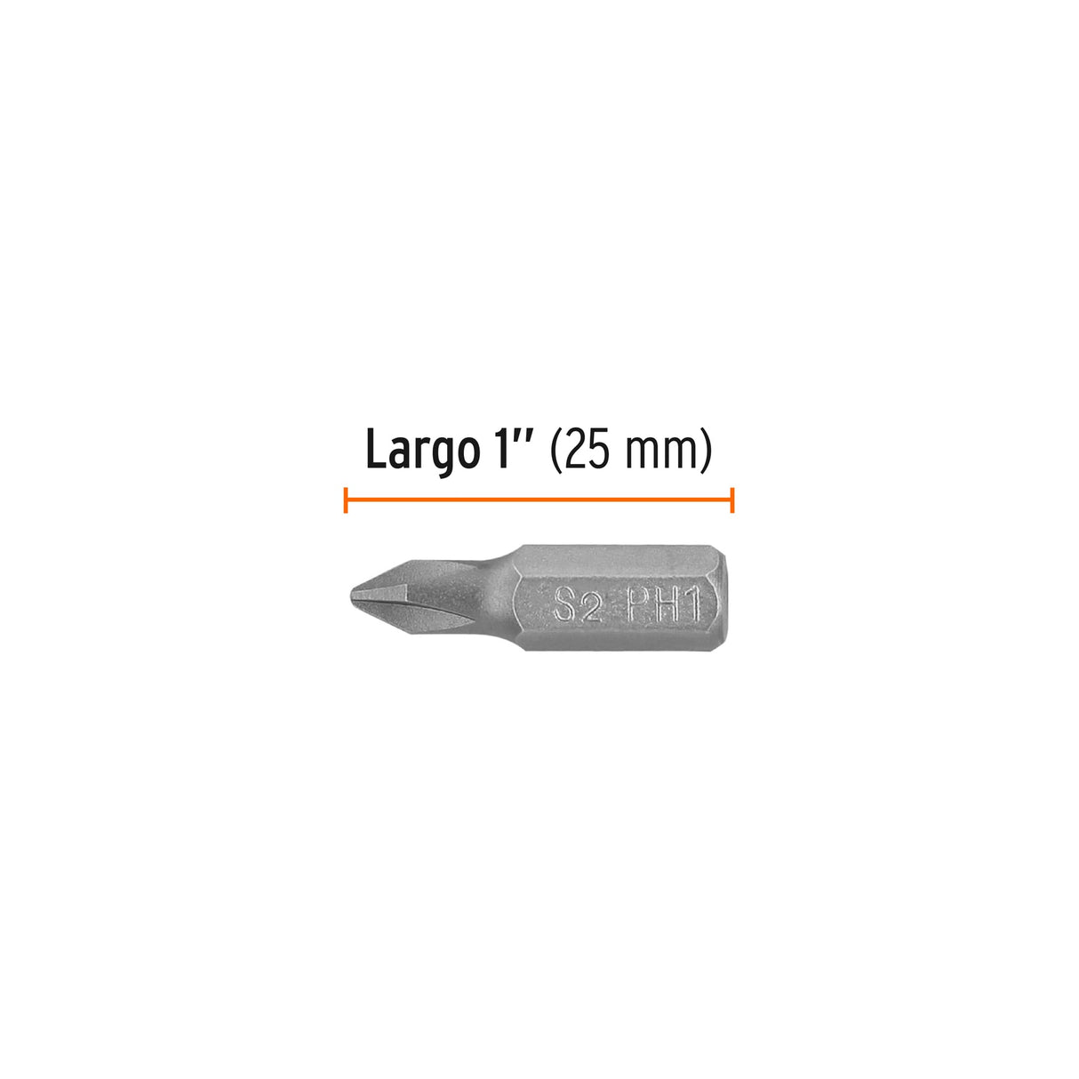 Estuche con 15 Puntas de Cruz PH1 Largo 1', Truper Expert