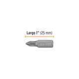 Estuche con 15 Puntas de Cruz PH1 Largo 1', Truper Expert