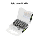 Estuche con 15 Puntas de Cruz PH1 Largo 1', Truper Expert