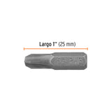 Estuche con 5 Puntas de Cruz PH3 Largo 1', Truper Expert