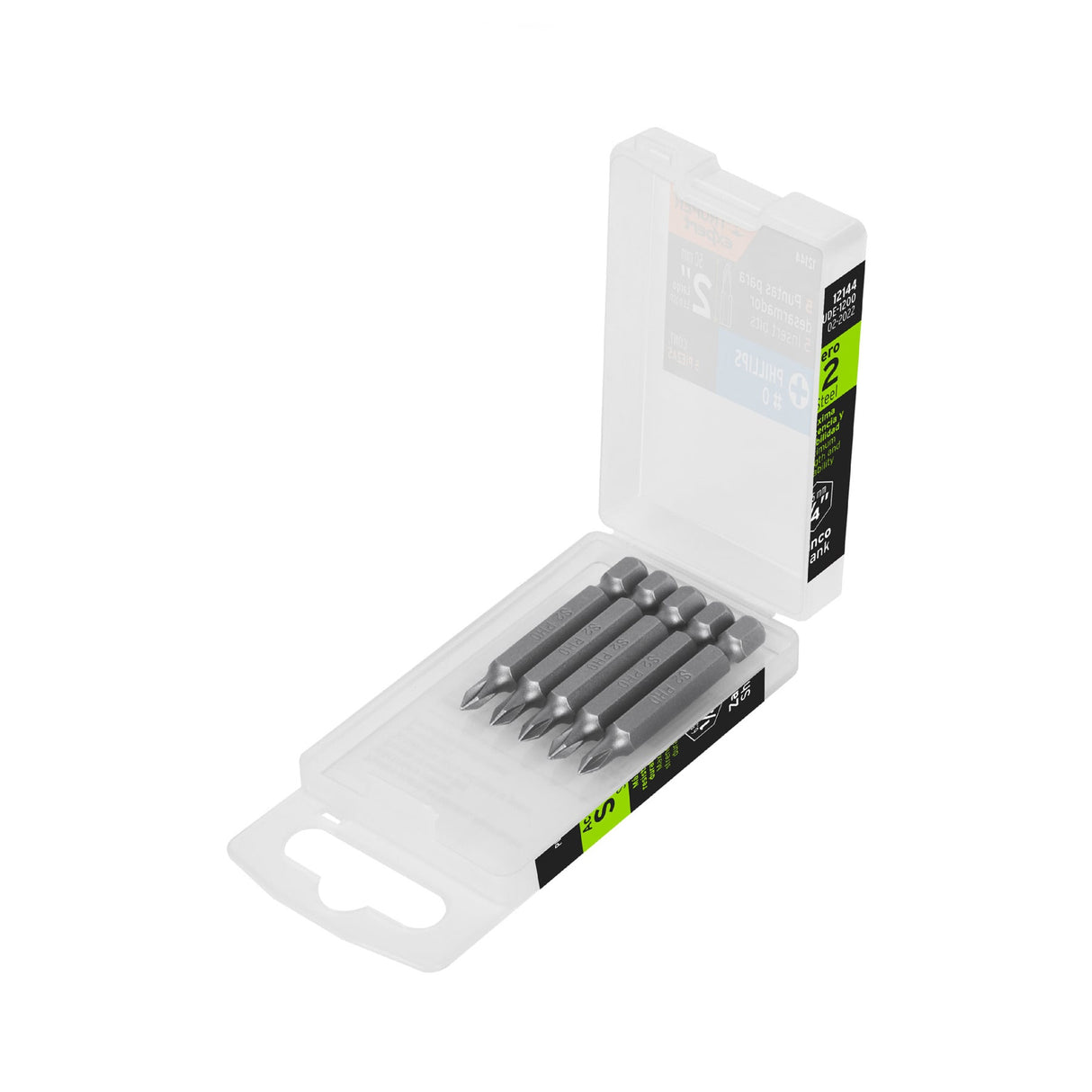 Estuche con 15 Puntas de Cruz PH1 Largo 2', Truper Expert