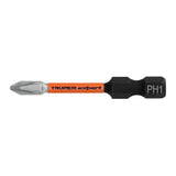 Estuche con 5 Puntas de Cruz PH1 de Impacto Largo 2'