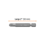 Estuche con 15 Puntas de Cruz PH3 Largo 2', Truper Expert