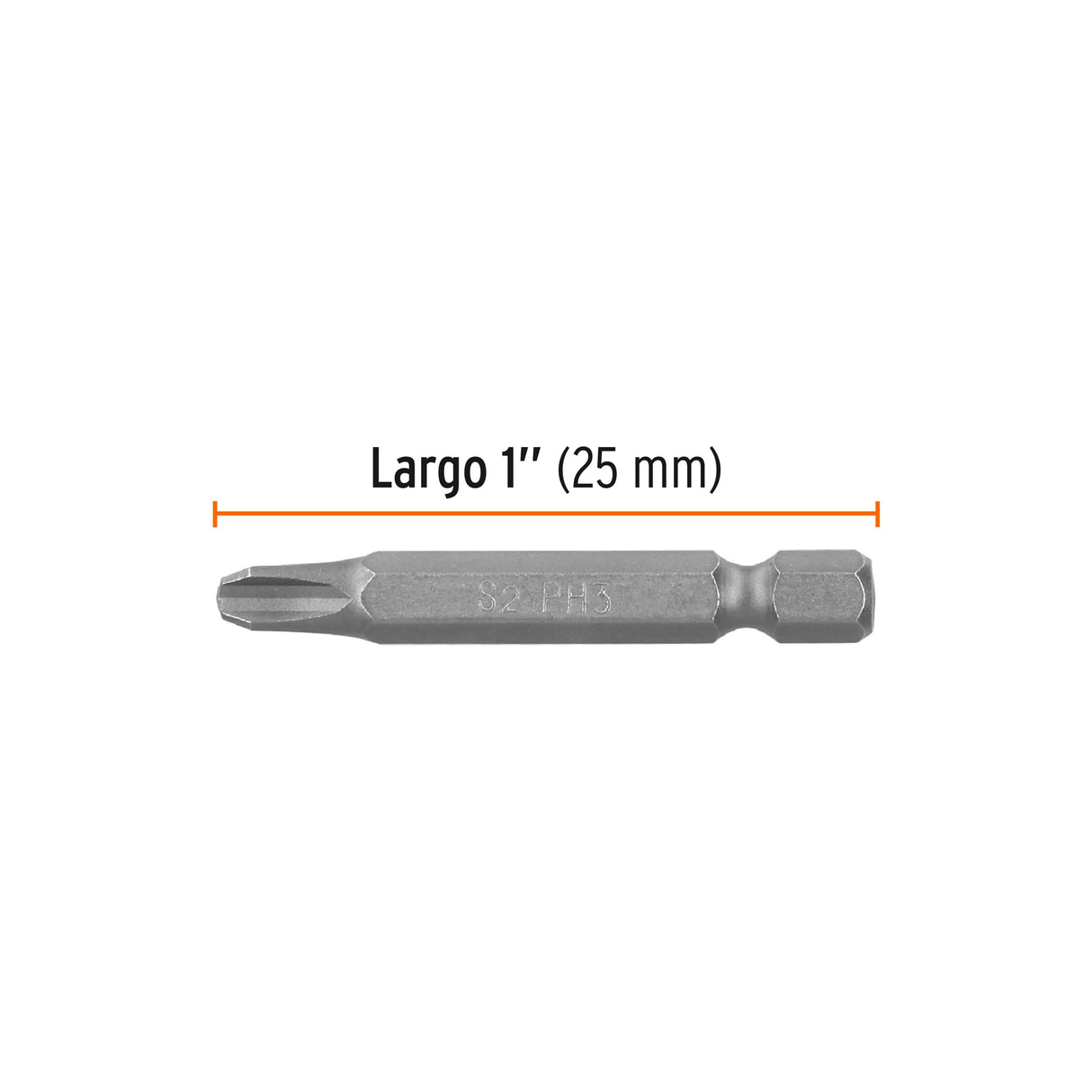 Estuche con 5 Puntas de Cruz PH3 Largo 2', Truper Expert