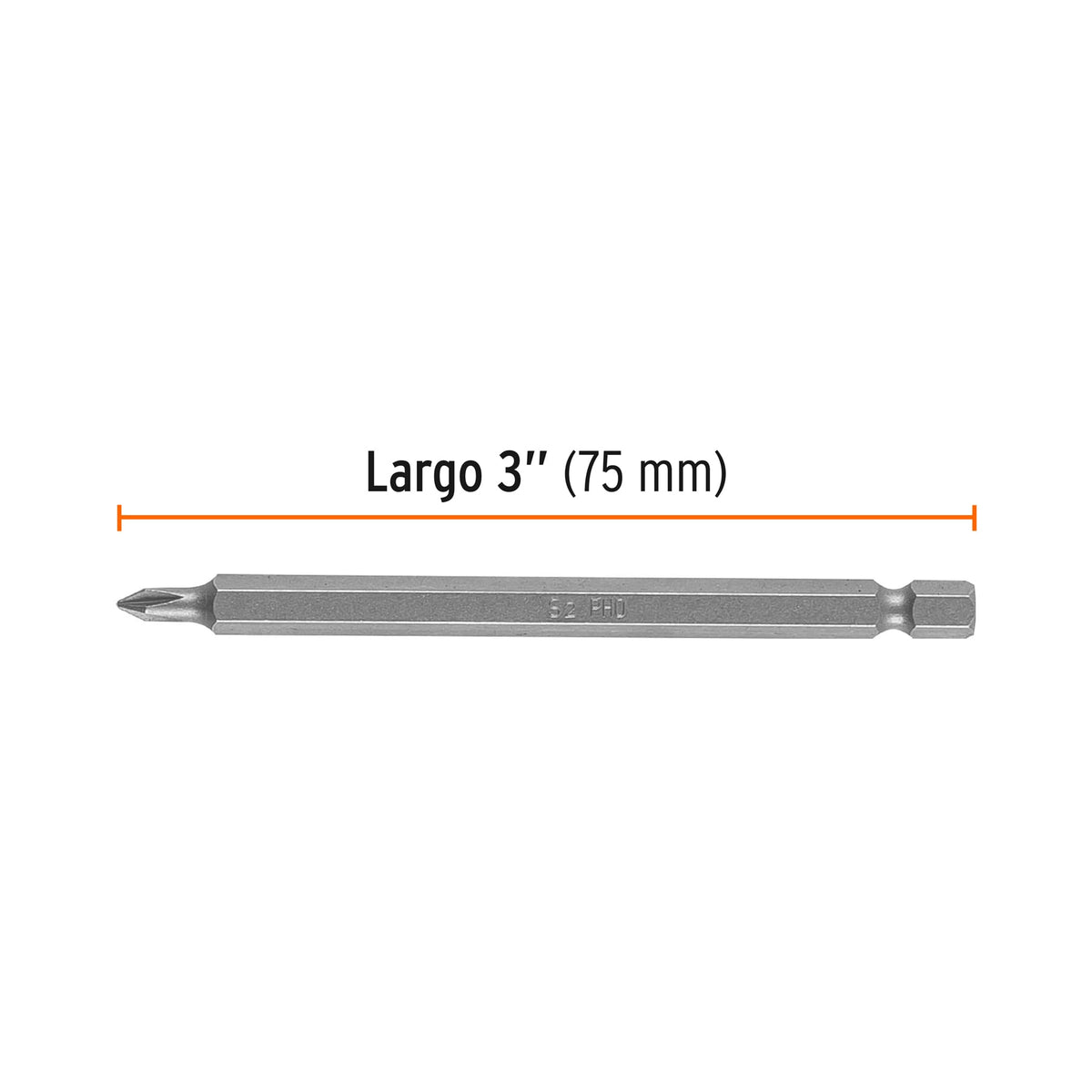 Estuche con 5 Puntas de Cruz PH0 Largo 4', Truper Expert